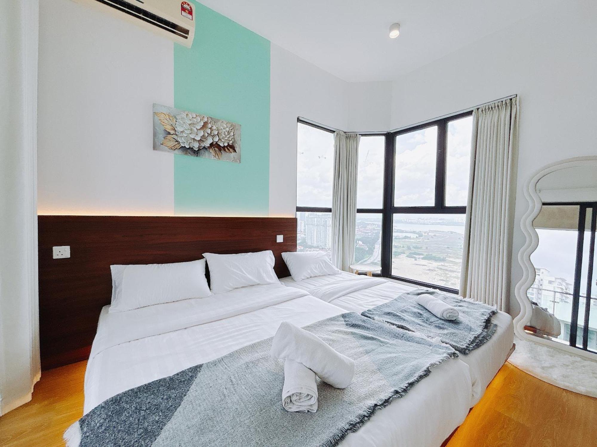 Appartement Seafront Country Garden Danga Bay By Lions Bay à Johor Bahru Chambre photo